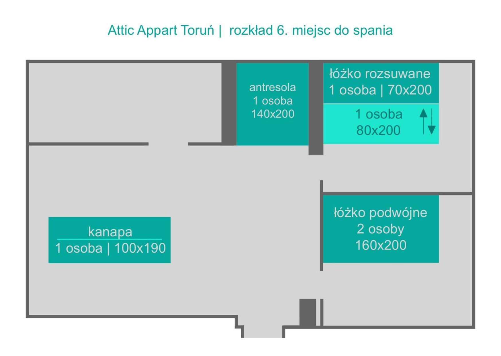 Attic Appart Stary Toruń エクステリア 写真